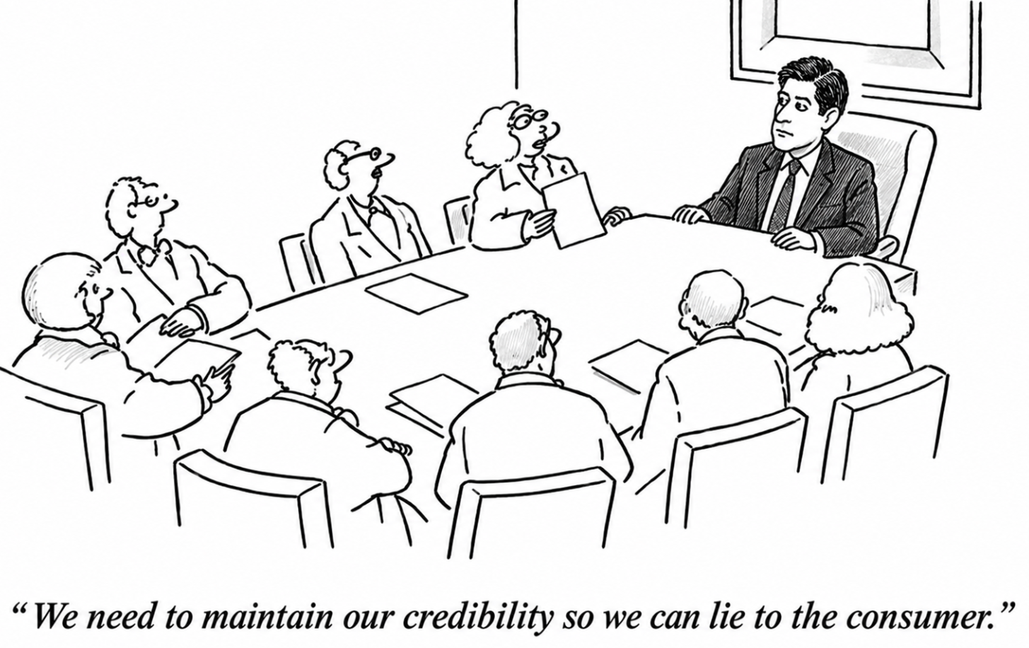 Credibility gap